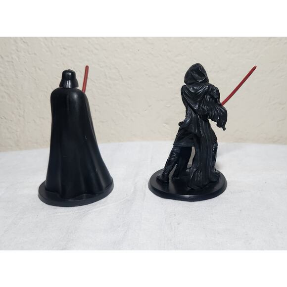 Star Wars PVC 4" Collectible Figures Darth Vader & Kylo Ren Disney Pre-owned - Picture 4 of 6